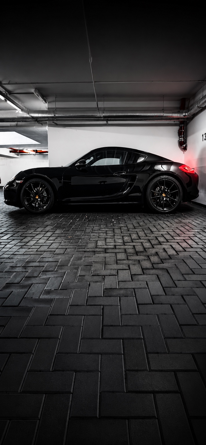 Porsche Cayman Seitenansicht